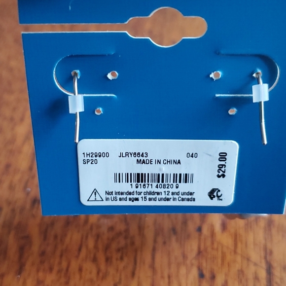 Lucky Brand Silvertone Petal Drop Earrings - Picture 6 of 7